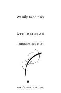 Återblickar. Minnen 1901-1913