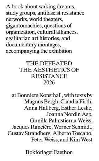 The Defeated. The Aesthetics of Resistance 2026